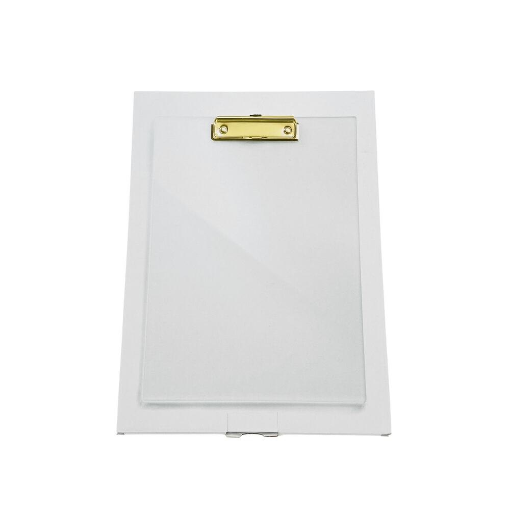 RUSSELL+HAZEL Acrylic + Gold Clear Clipboard